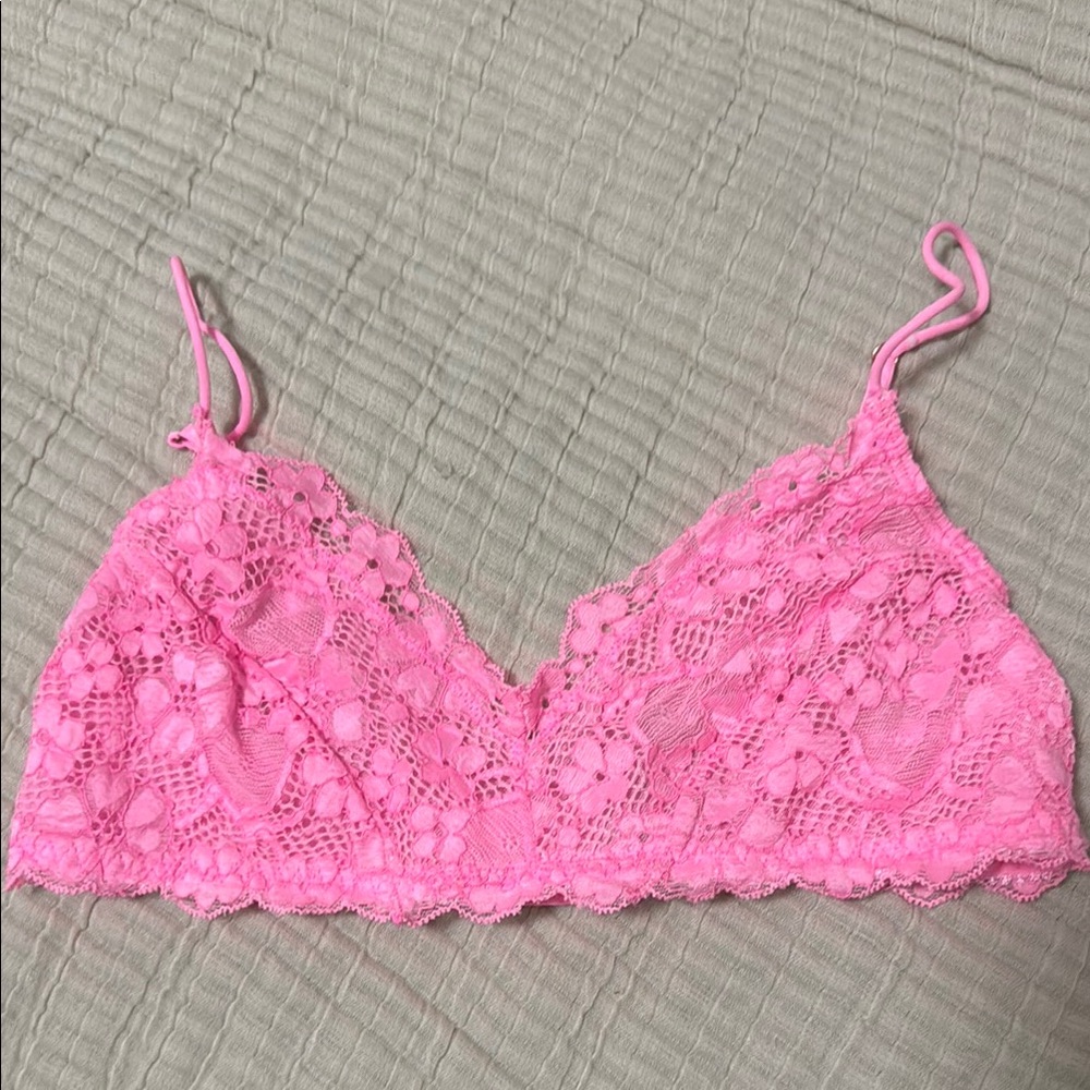 Lace Bralette in Pink
